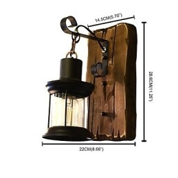 Rustik Lodge Traditionel klassisk maleri funktion til Downlight væglamper væglampe