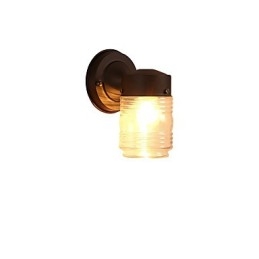 Væglampe Moderne moderne sort oxid-finish-funktion til Mini Style Ambient Light Wall Sconces