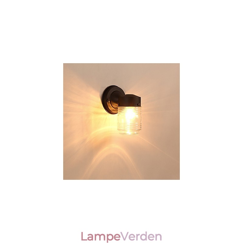 Væglampe Moderne moderne sort oxid-finish-funktion til Mini Style Ambient Light Wall Sconces