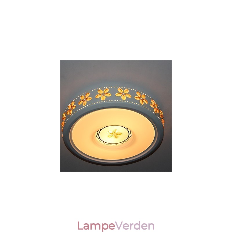 Moderne jernformede 2-hovede loftslamper