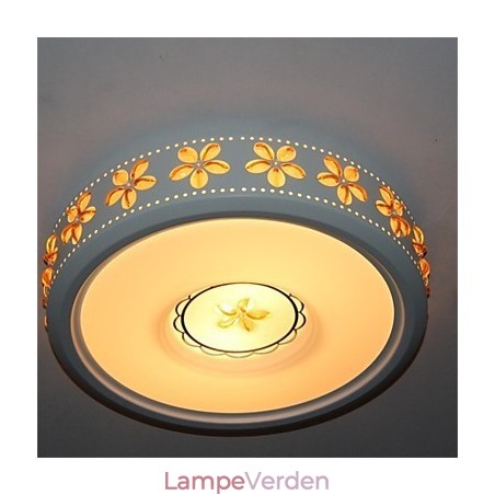 Moderne jernformede 2-hovede loftslamper