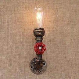 Country Retro Painting Feature for Mini Style Ambient Light Wall Sconces Wall Light