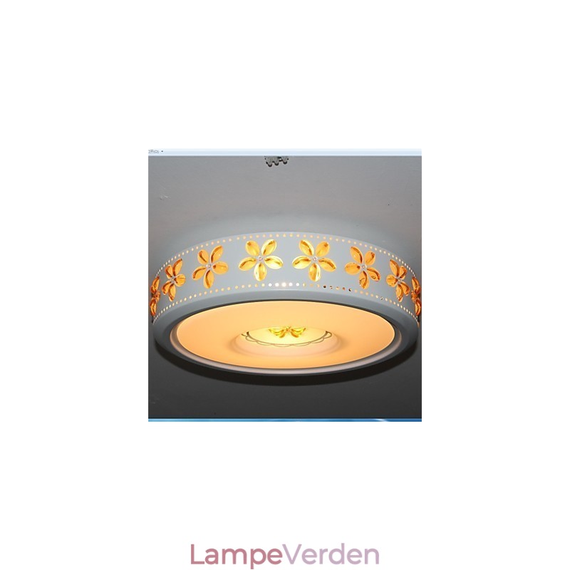 Moderne jernformede 2-hovede loftslamper