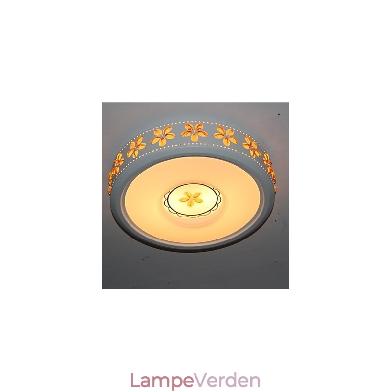 Moderne jernformede 2-hovede loftslamper