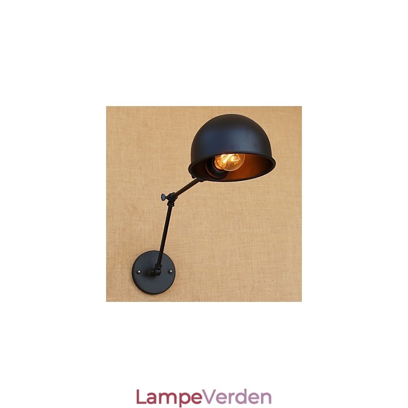 Enkel Country Retro Painting Funktion til Mini Style Swing Arm Øjenbeskyttelse Downlight Swing Arm Lights