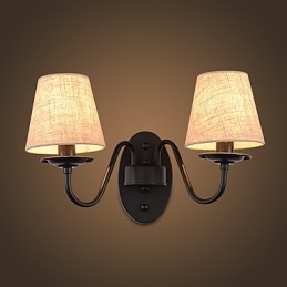 Rustik Lodge Enkelt vintage maleri Feature Ambient Light Wall Sconces Wall Light