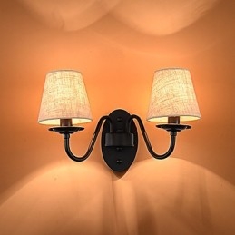 Rustik Lodge Enkelt vintage maleri Feature Ambient Light Wall Sconces Wall Light