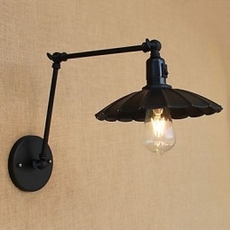 Vintage Country Painting Feature til Mini Style Swing Arm Downlight Swing Arm Lights Væglampe