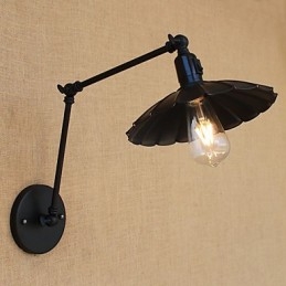 Vintage Country Painting Feature til Mini Style Swing Arm Downlight Swing Arm Lights Væglampe