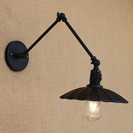 Vintage Country Painting Feature til Mini Style Swing Arm Downlight Swing Arm Lights Væglampe