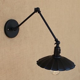 Vintage Country Painting Feature til Mini Style Swing Arm Downlight Swing Arm Lights Væglampe