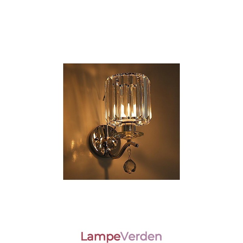 Krystal Moderne moderne galvaniseret Feature Uplight Wall Sconces Wall Light