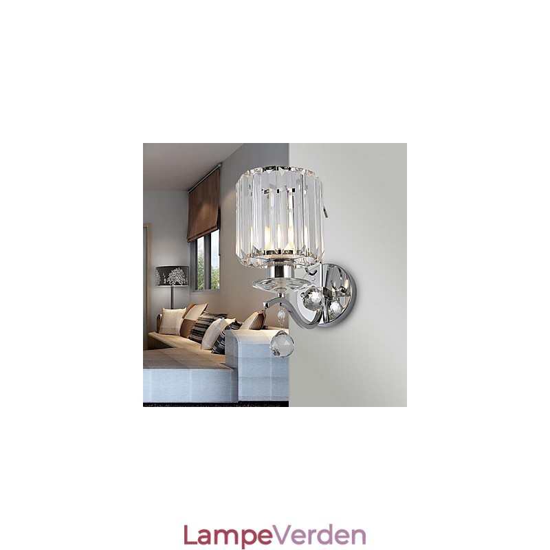 Krystal Moderne moderne galvaniseret Feature Uplight Wall Sconces Wall Light