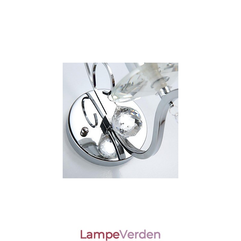 Krystal Moderne moderne galvaniseret Feature Uplight Wall Sconces Wall Light