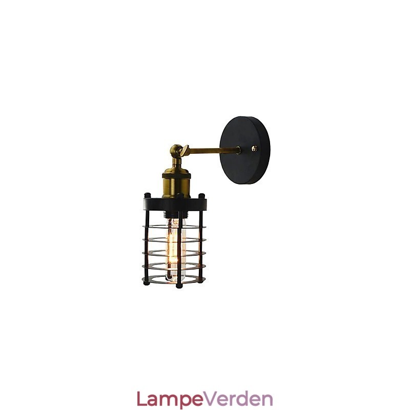 Enkel Vintage Country Retro Painting funktion til Mini Style Ambient Light Wall Sconces