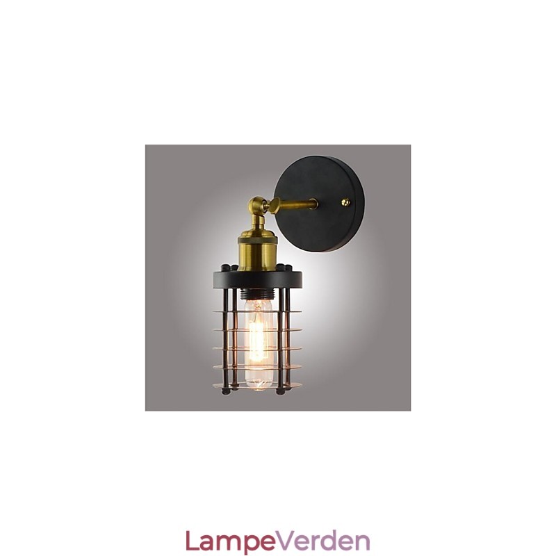 Enkel Vintage Country Retro Painting funktion til Mini Style Ambient Light Wall Sconces