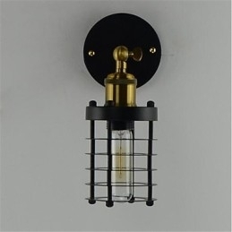 Enkel Vintage Country Retro Painting funktion til Mini Style Ambient Light Wall Sconces