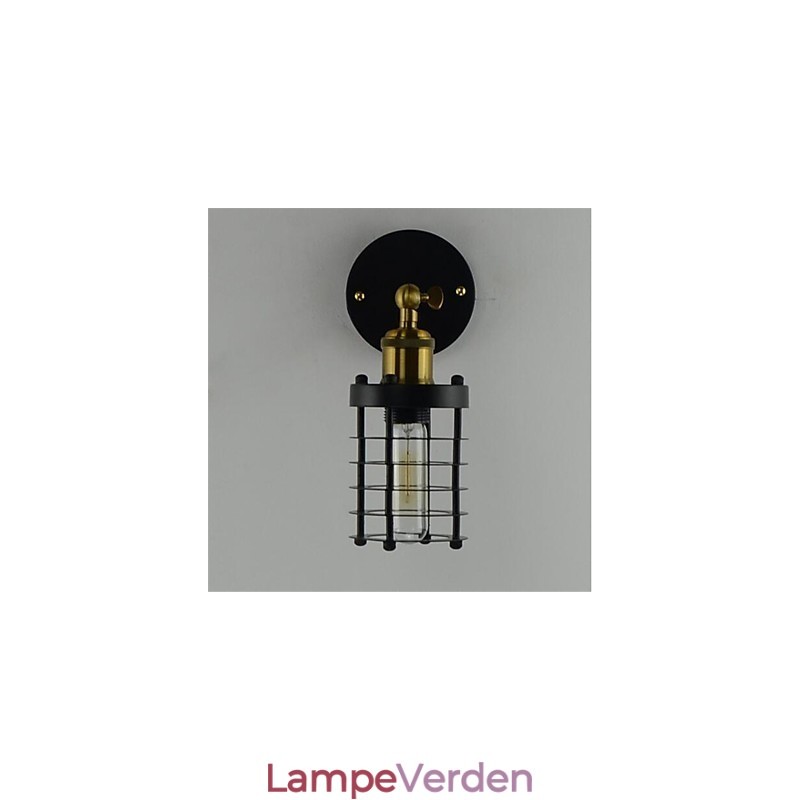 Enkel Vintage Country Retro Painting funktion til Mini Style Ambient Light Wall Sconces