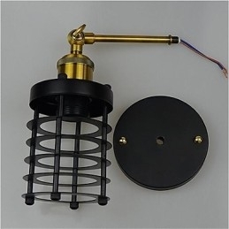 Enkel Vintage Country Retro Painting funktion til Mini Style Ambient Light Wall Sconces