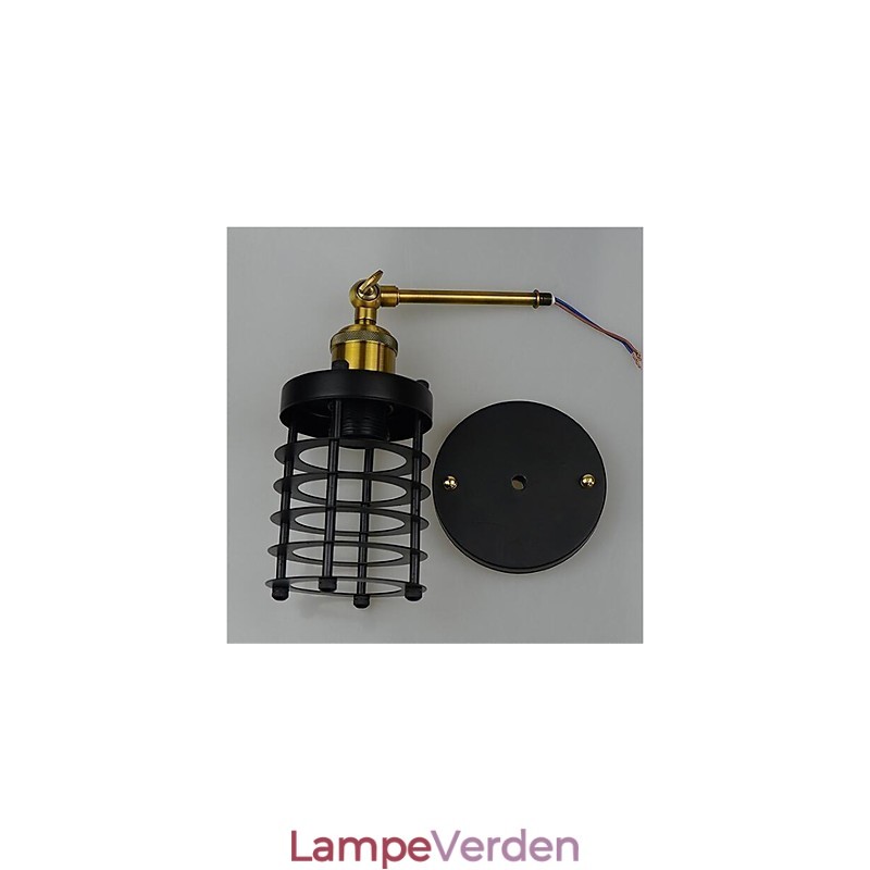 Enkel Vintage Country Retro Painting funktion til Mini Style Ambient Light Wall Sconces