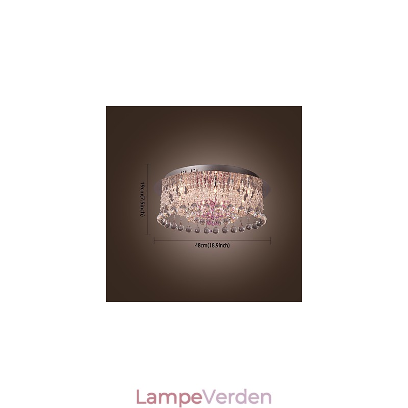 Luksus krystal lysekrone med 12 lys Louis Design