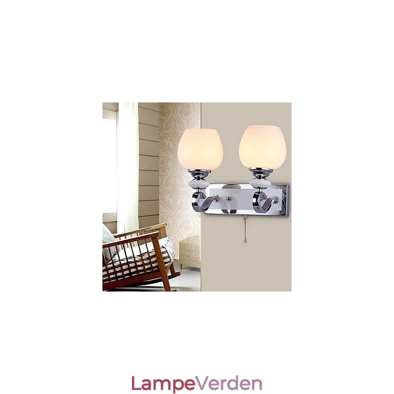 Moderne moderne galvaniseret Feature Uplight Væglamper Væglampe