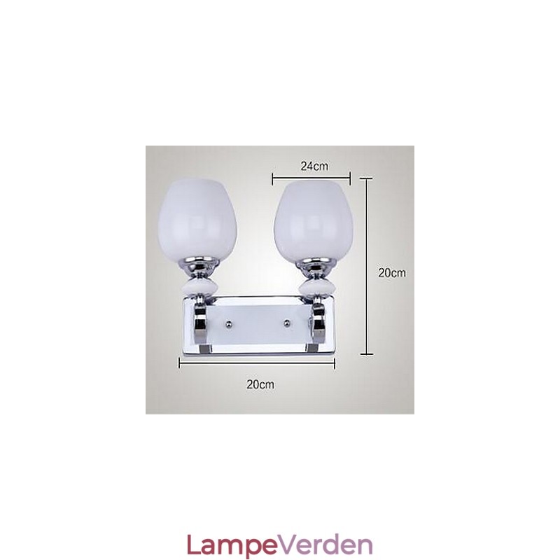 Moderne moderne galvaniseret Feature Uplight Væglamper Væglampe