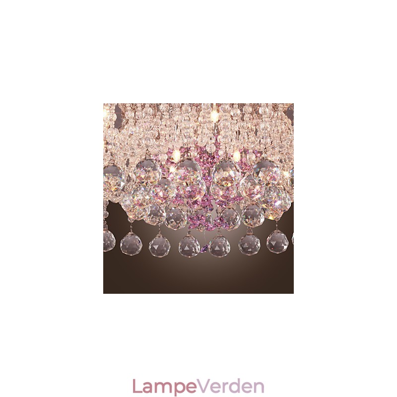 Luksus krystal lysekrone med 12 lys Louis Design