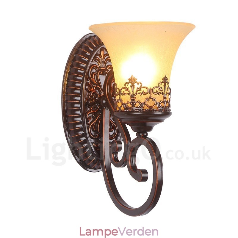 Enkelt Lys Rustik Lodge Dagligstue Spisestue Sengeværelse Metal Indendørs Væglamper