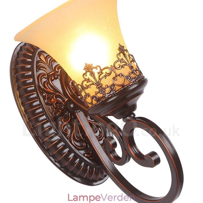 Enkelt Lys Rustik Lodge Dagligstue Spisestue Sengeværelse Metal Indendørs Væglamper