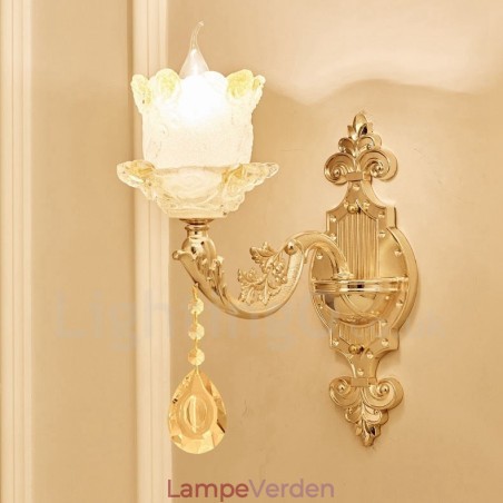 Enkelt Lys Traditionel Klassisk Stue Spisestue Sengeværelse Metal Luksus Indendørs Væglamper