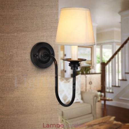 Single Light Traditionelle Klassiske Indendørs Væglamper