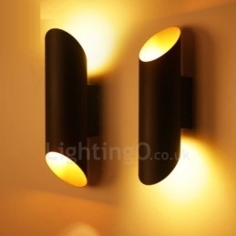 Moderne moderne væglamper i aluminiumslegering med flush Mount