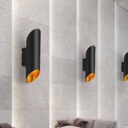 Moderne moderne væglamper i aluminiumslegering med flush Mount