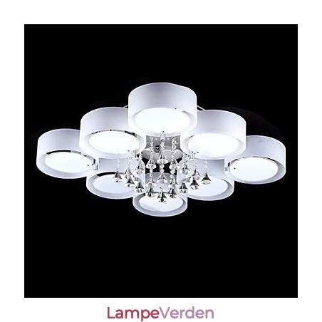 Moderne moderne Chrome Metal Flush Mount Moderne moderne Chrome Metal Flush Mount