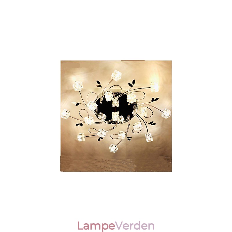 Klassisk iskrystal loftslampe