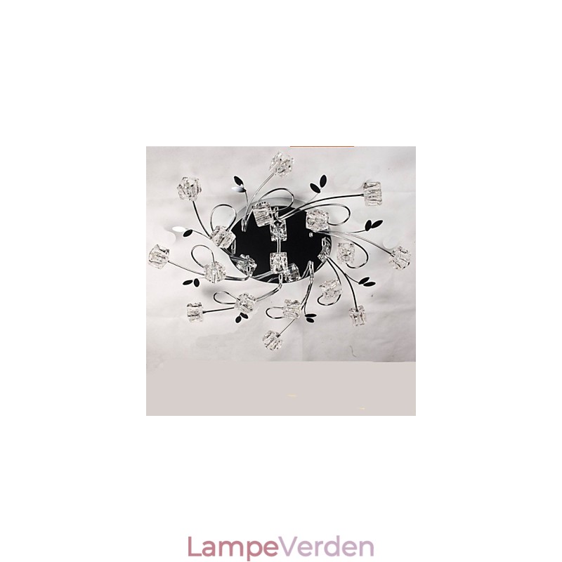 Klassisk iskrystal loftslampe