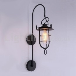Retro Dock Væglampe Black Wharf Væglamper Dock Sconce Restaurant Dagligstue Cafe Bar Tøjbutik