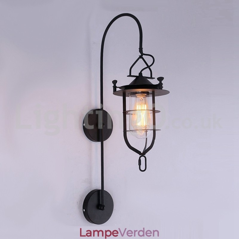 Retro Dock Væglampe Black Wharf Væglamper Dock Sconce Restaurant Dagligstue Cafe Bar Tøjbutik