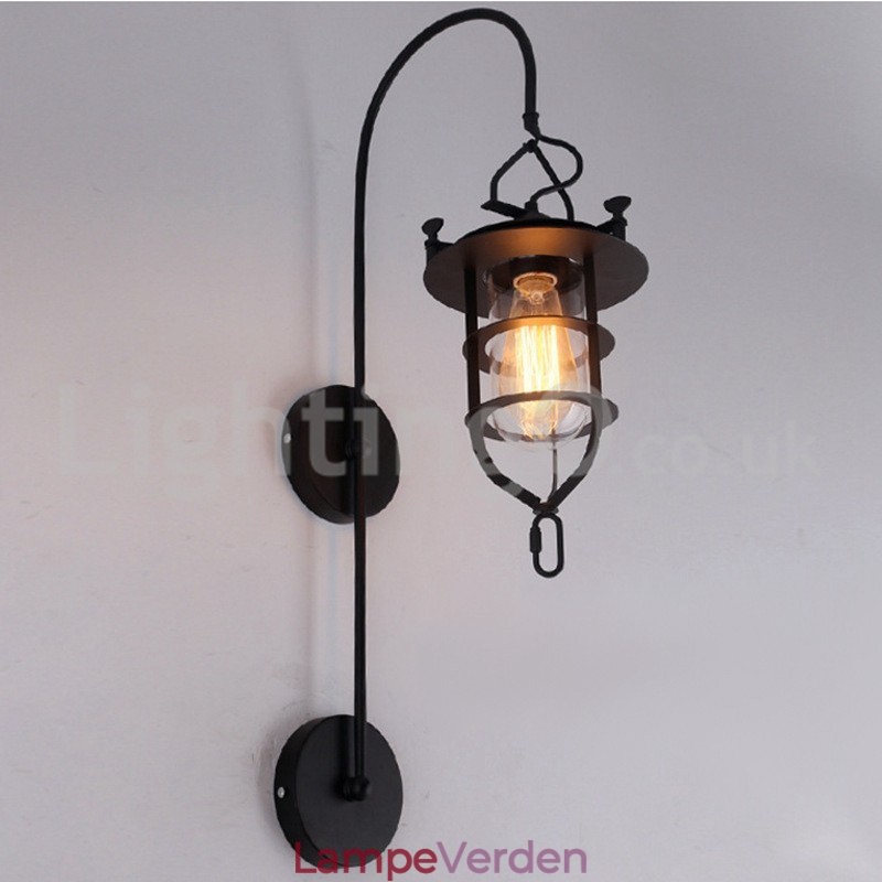 Retro Dock Væglampe Black Wharf Væglamper Dock Sconce Restaurant Dagligstue Cafe Bar Tøjbutik