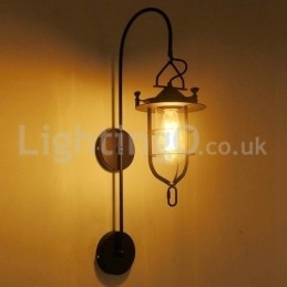 Retro Dock Væglampe Black Wharf Væglamper Dock Sconce Restaurant Dagligstue Cafe Bar Tøjbutik