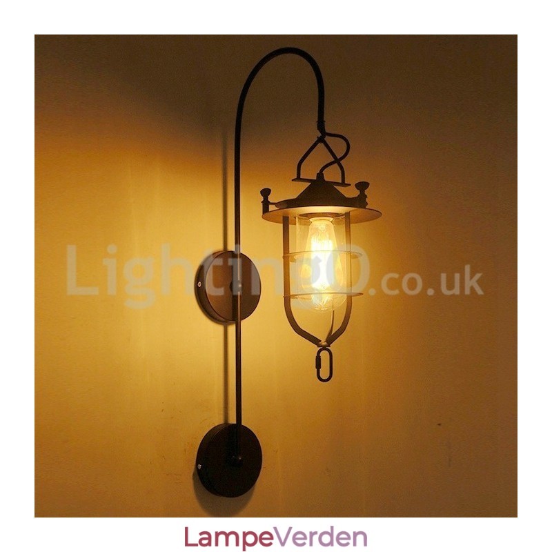 Retro Dock Væglampe Black Wharf Væglamper Dock Sconce Restaurant Dagligstue Cafe Bar Tøjbutik