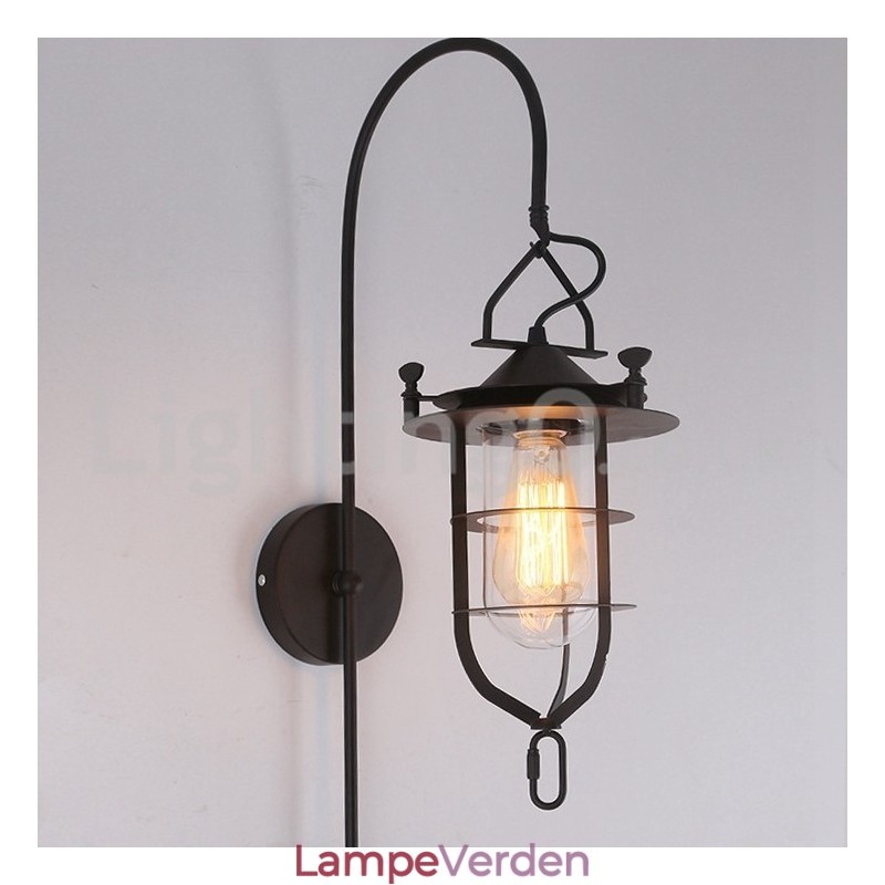 Retro Dock Væglampe Black Wharf Væglamper Dock Sconce Restaurant Dagligstue Cafe Bar Tøjbutik