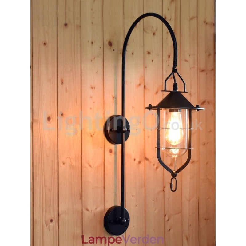 Retro Dock Væglampe Black Wharf Væglamper Dock Sconce Restaurant Dagligstue Cafe Bar Tøjbutik