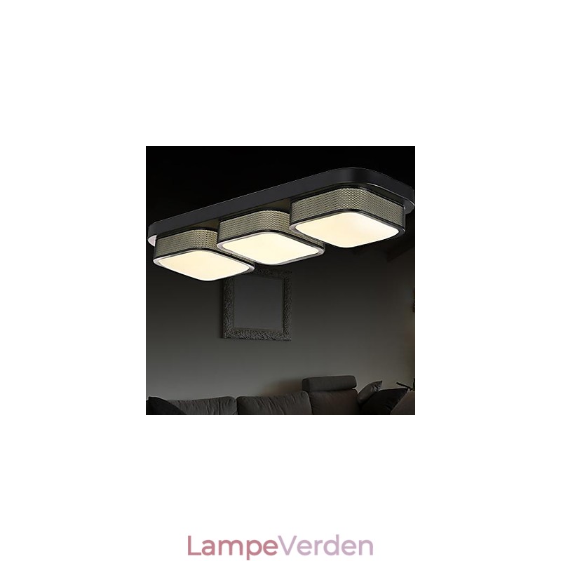Moderne moderne metal flush Mount