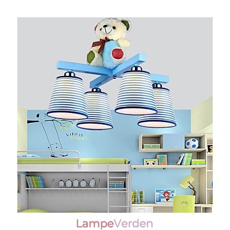 Flush Mount Modern Contemporary Wood Bamboo