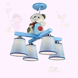 Flush Mount Modern Contemporary Wood Bamboo