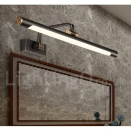 IPMirror Lampe Badeværelseslamper Rene messing væglamper med akryl skærm Makeup belysning