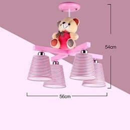 Flush Mount Modern Contemporary Wood Bamboo