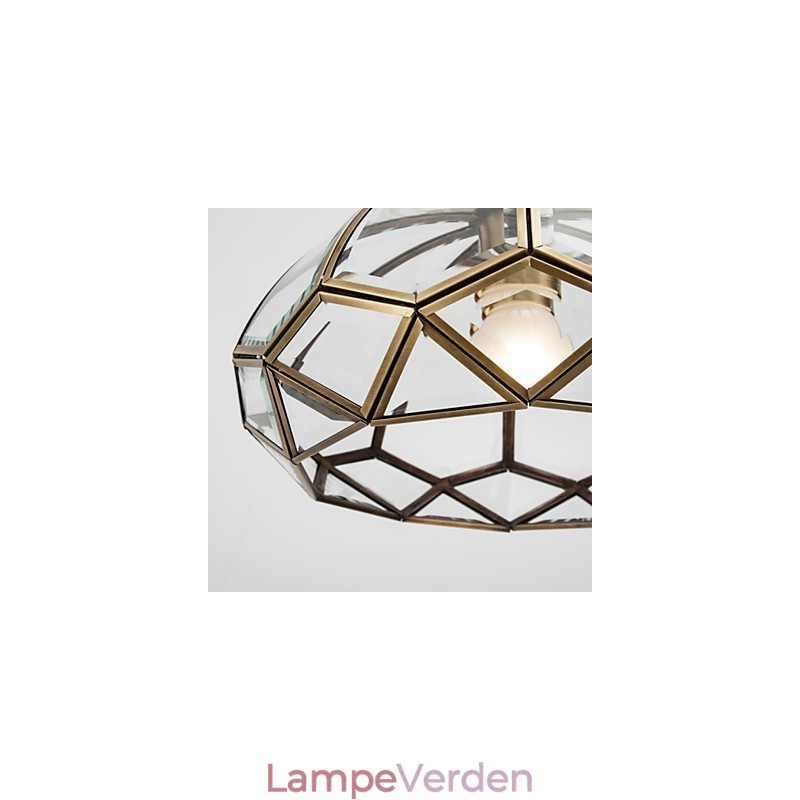 Moderne moderne dekorativt design kobber loftslampe familie